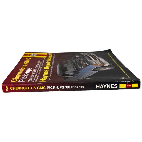 Haynes Chevrolet And GMC Pick Up Truck Repair Manual 2WD 4WD 1988-1998 Suburban - Picture 9 of 12